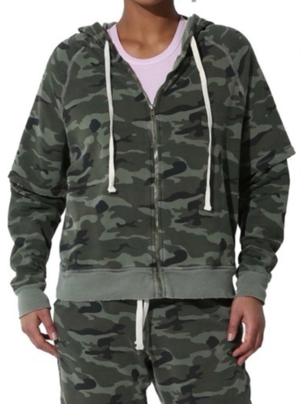 ELECTRIC AND ROSE ARMY PRINT SWEATSUIT SET!
size small